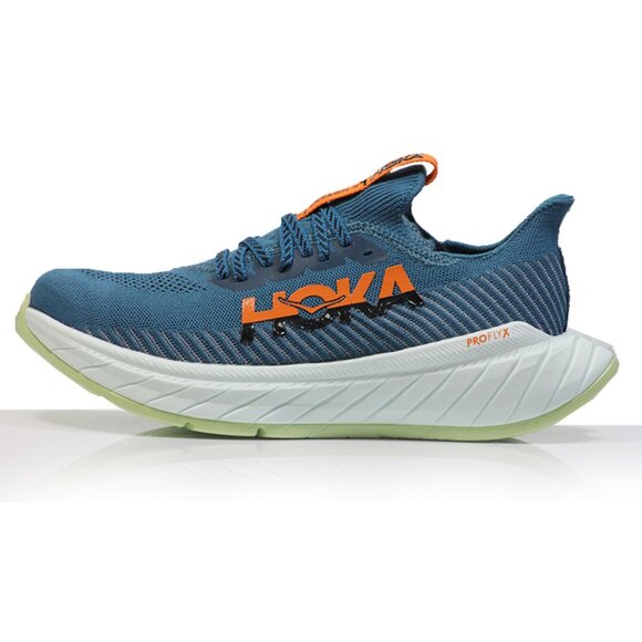 Hoka One One Carbon X 3 Men’s Running Shoes Comfort Lace-Up Blue Black main image 7